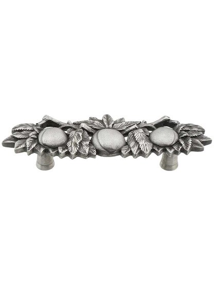 Georgia Peach Drawer Pull in Antique Pewter.